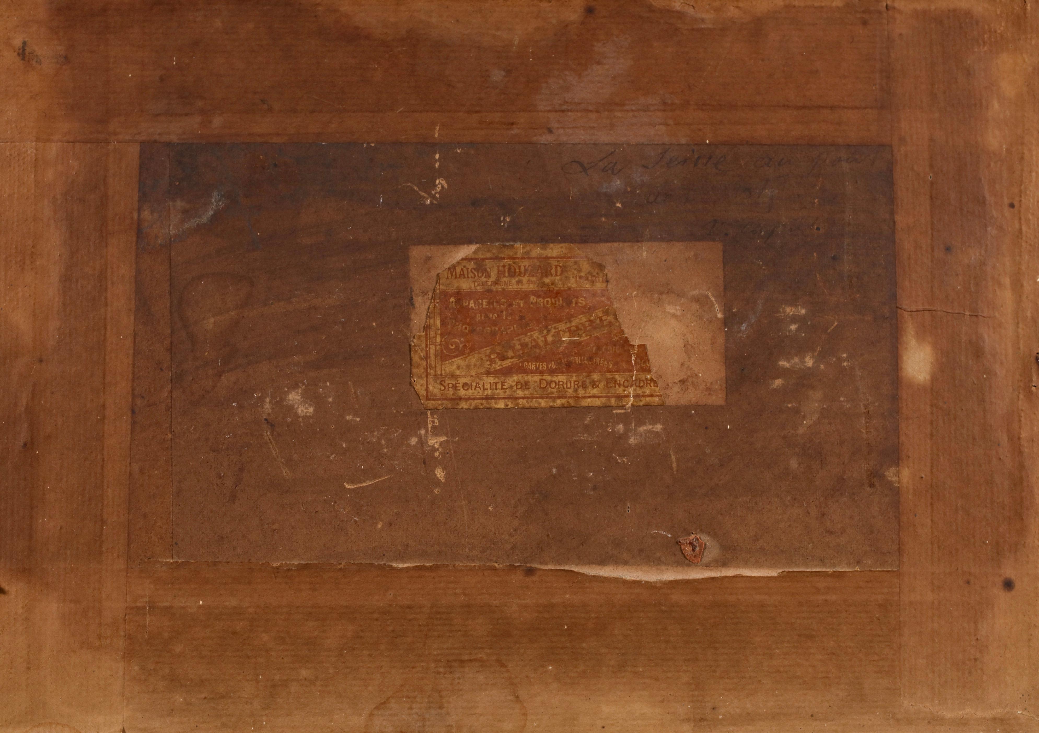 Lever de soleil au Pont des Arts - Impressionistische Landschaft Öl von Ulisee Caputo im Angebot 7