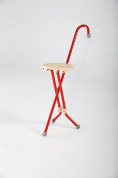 Ulisse Klappbarer Hocker von Ivan Loss für Sandrigarden, Italien, 1981