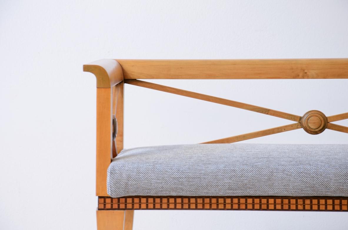 italien Banc d'entrée Ulisse Stacchini en bois clair en vente