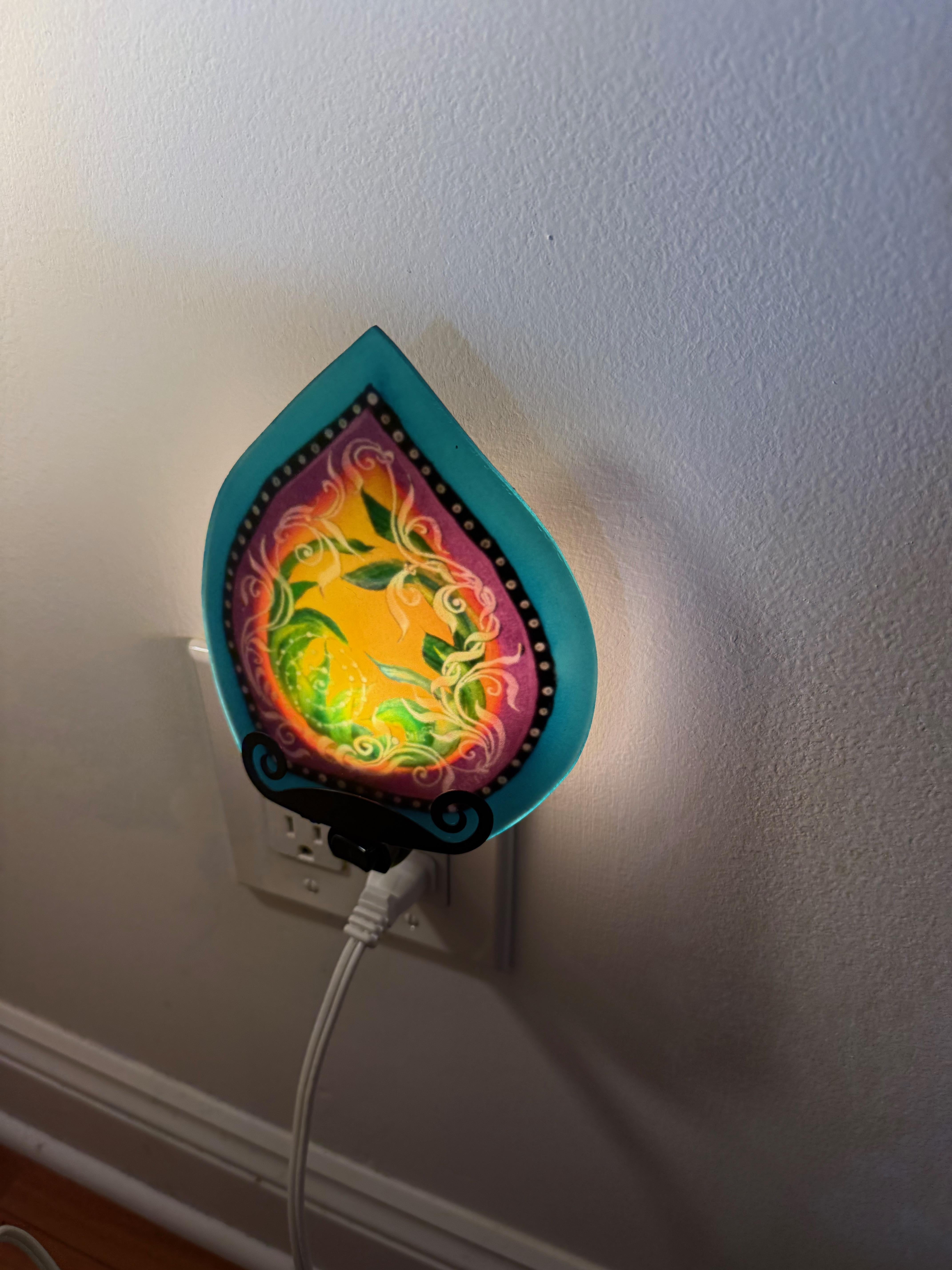 Ulla Darni Luz de noche firmada Siglo XXI y contemporáneo en venta