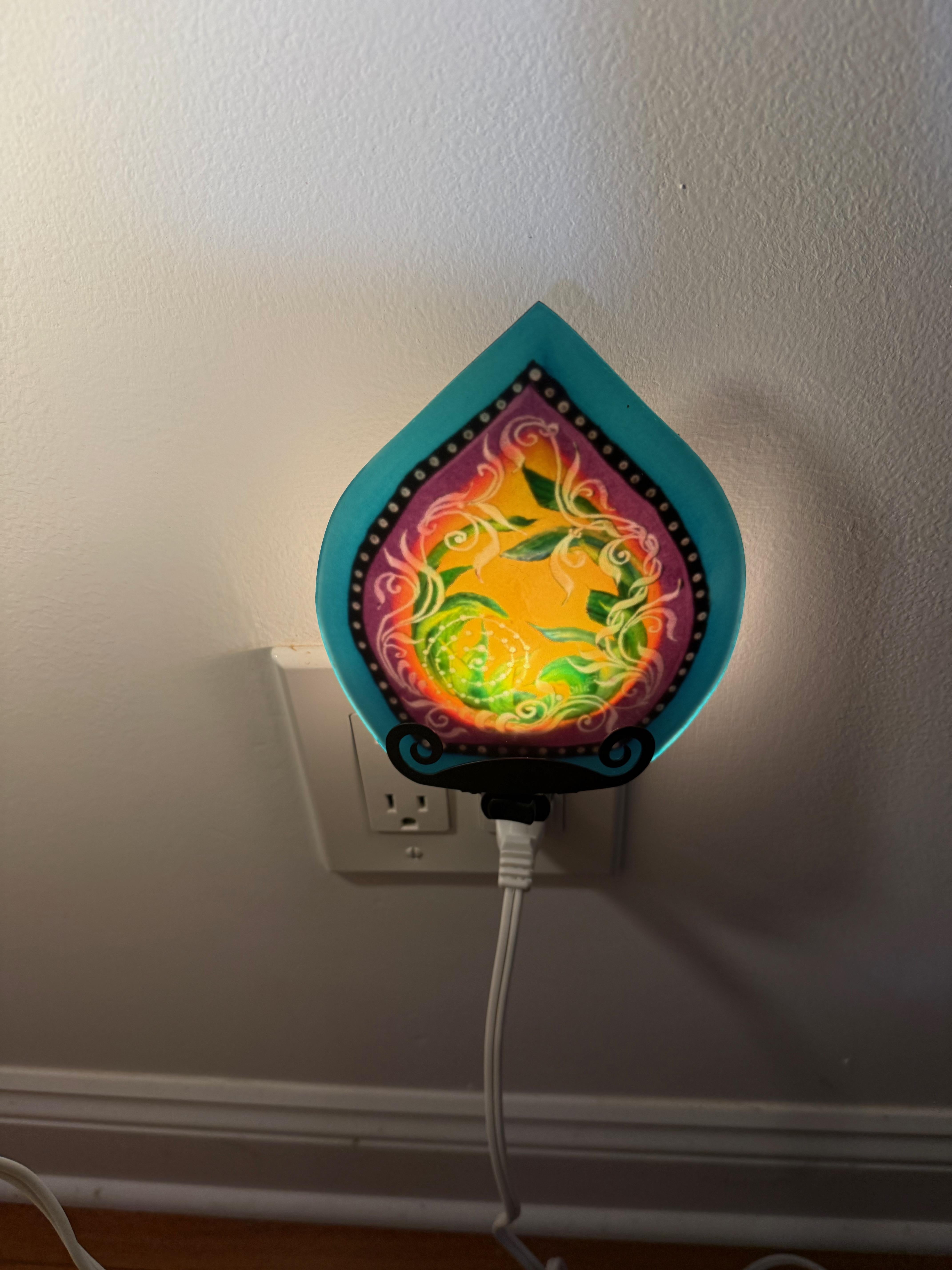 Ulla Darni Luz de noche firmada Vidrio en venta