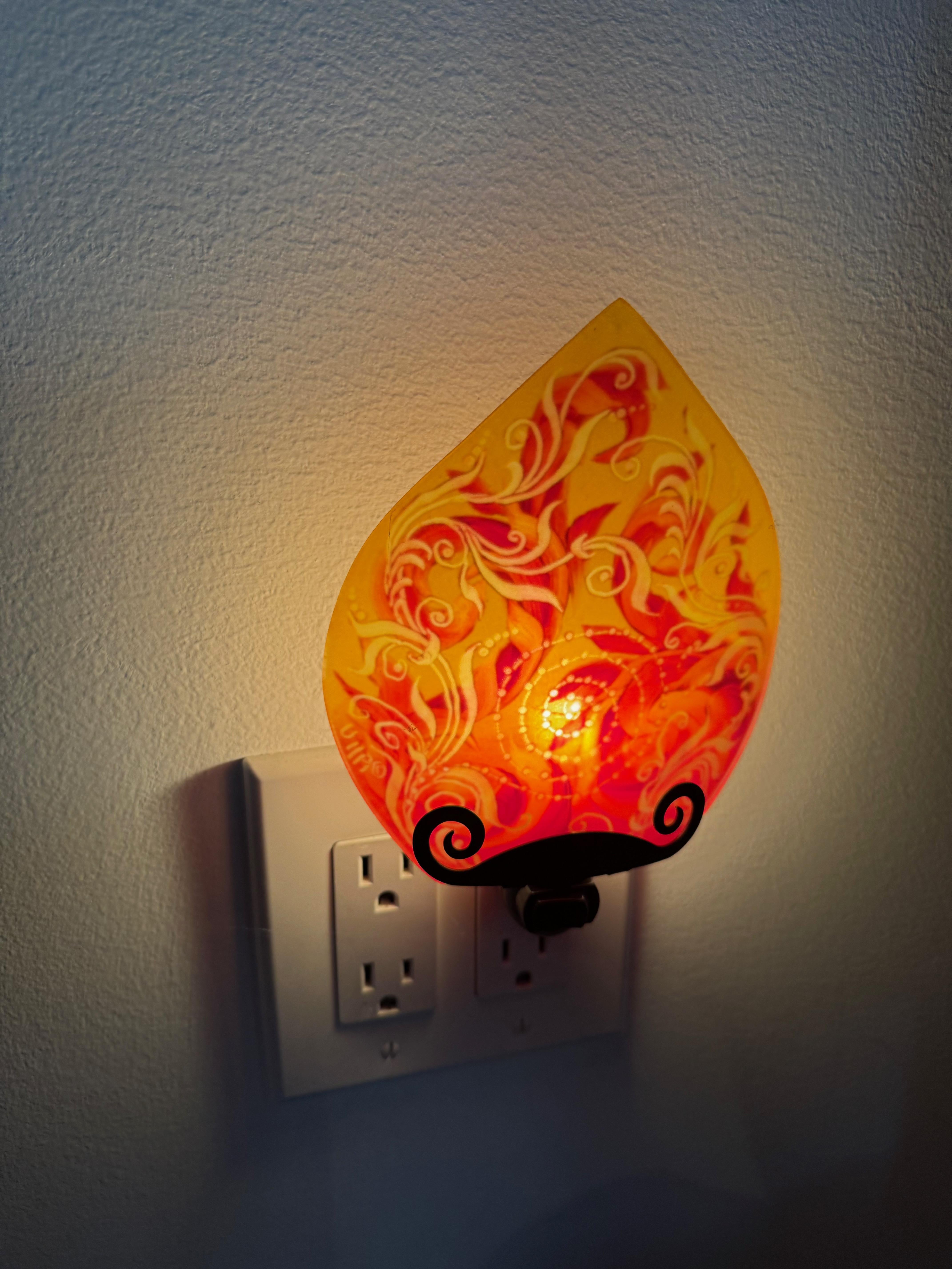 Columpio con luz nocturna firmado por Ulla Darni en Nuevo estado para la venta en North Bergen, NJ