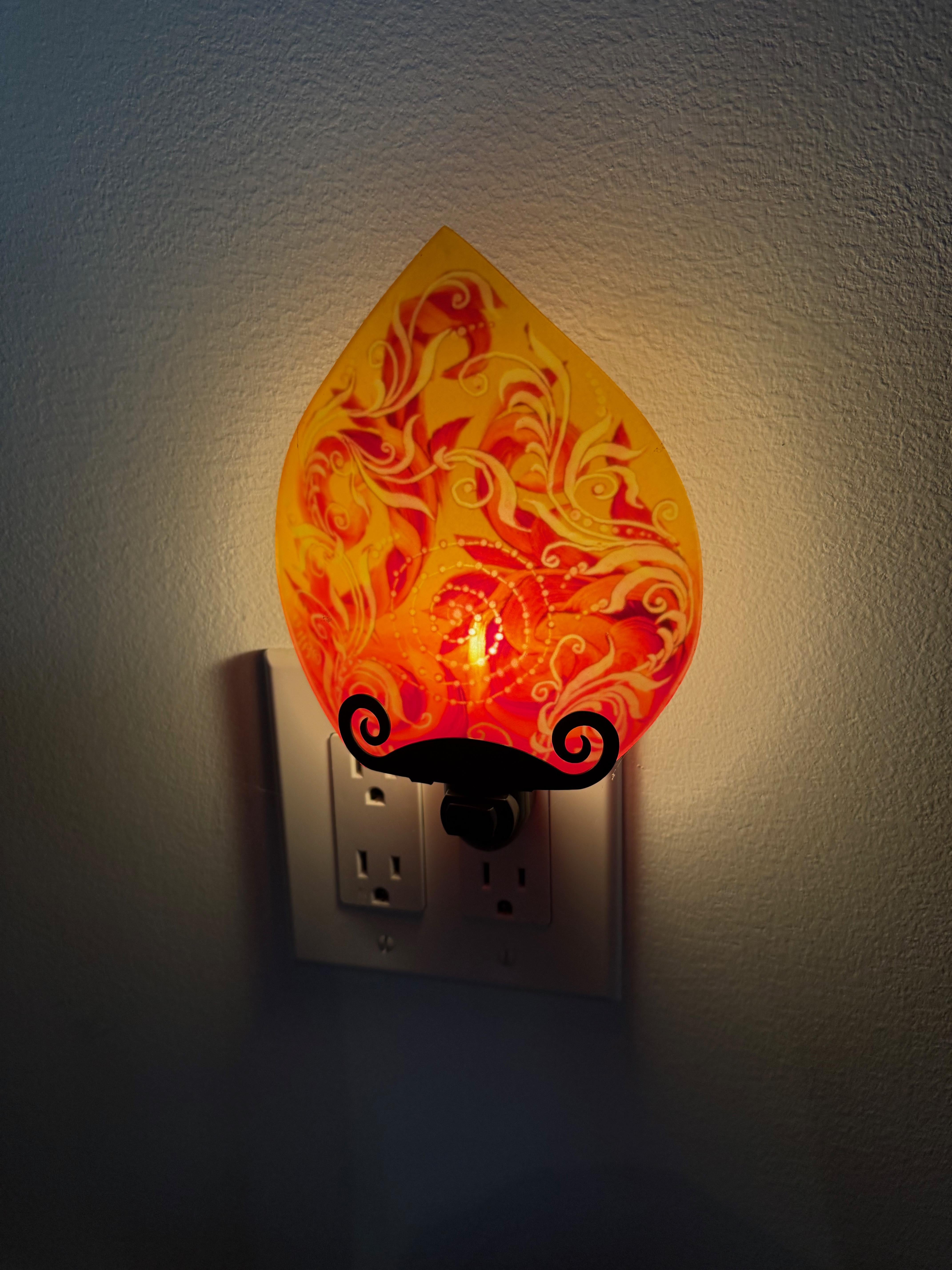 Columpio con luz nocturna firmado por Ulla Darni en venta 1