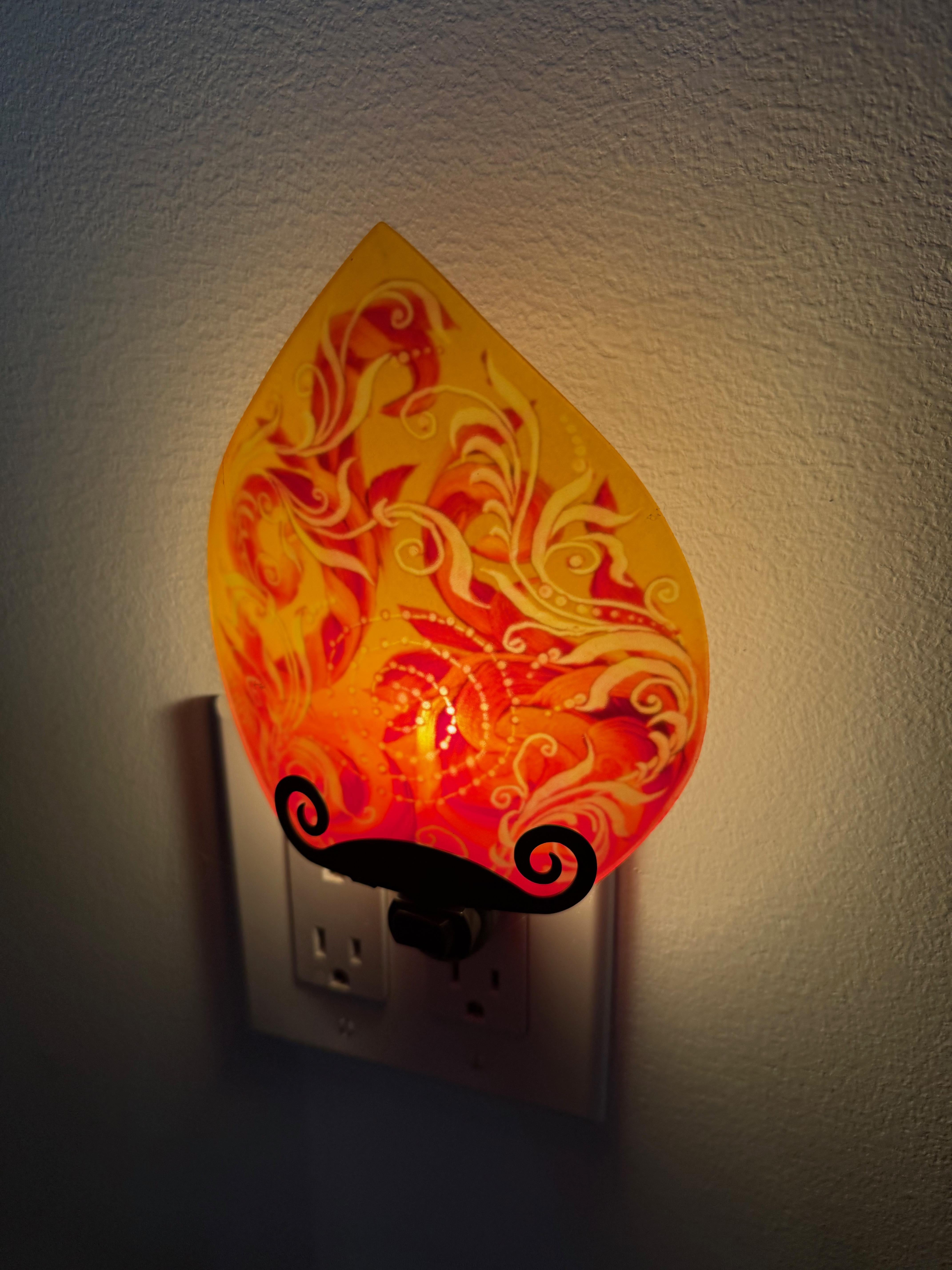 Columpio con luz nocturna firmado por Ulla Darni en venta 3