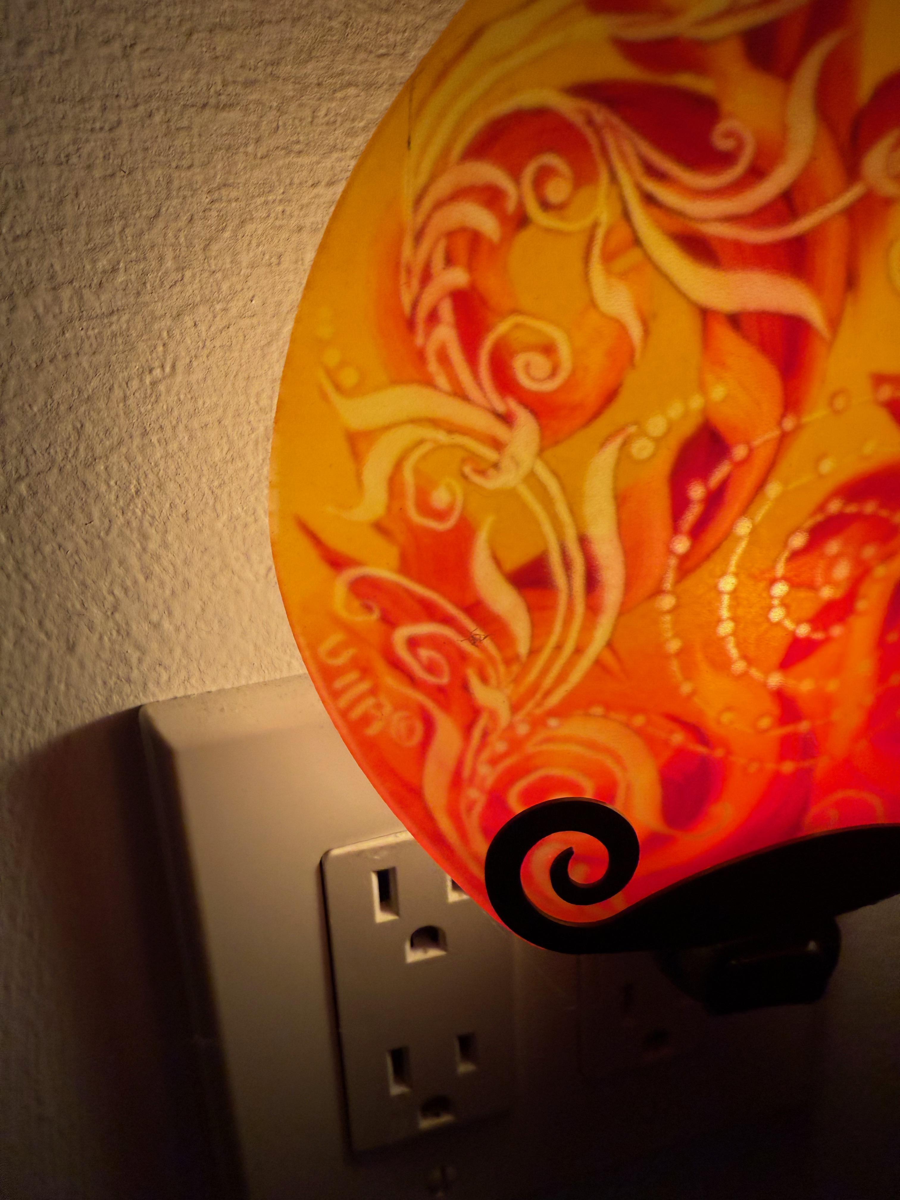 Columpio con luz nocturna firmado por Ulla Darni en venta 4