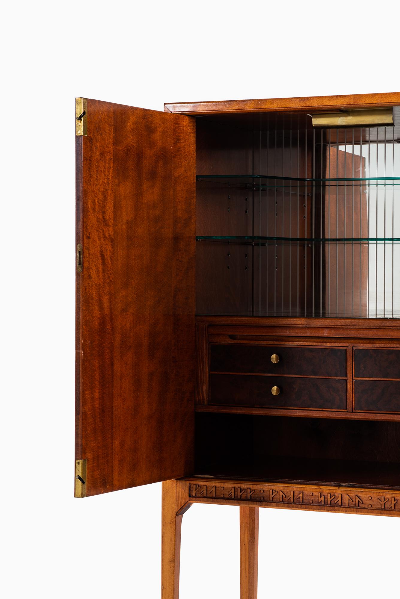 Brass Ulla Fogelklou-Skogh Bar Cabinet by Bodafors in Sweden