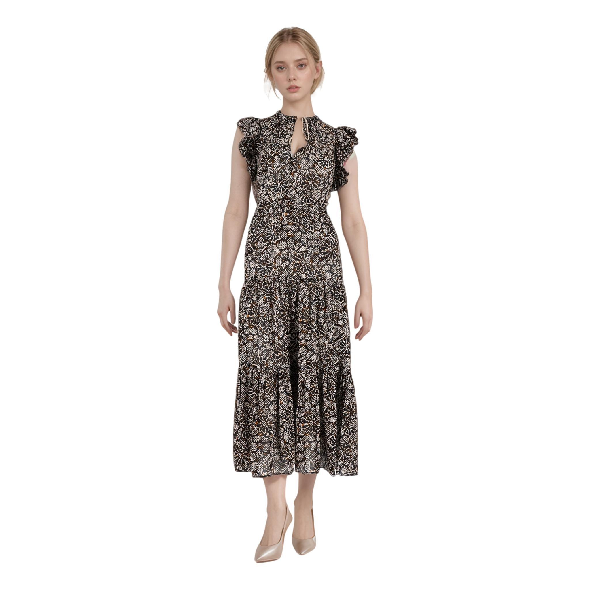 Ulla Johnson - Vestito con manica svolazzante Arinella

Abito con lacci in corda e dettaglio sulla scollatura con stampa floreale e astratta.

Rrp £480

Taglia - XS -(P)

Condizione - Eccellente

Composizione - 55% Cotone, 45% Viscosa 