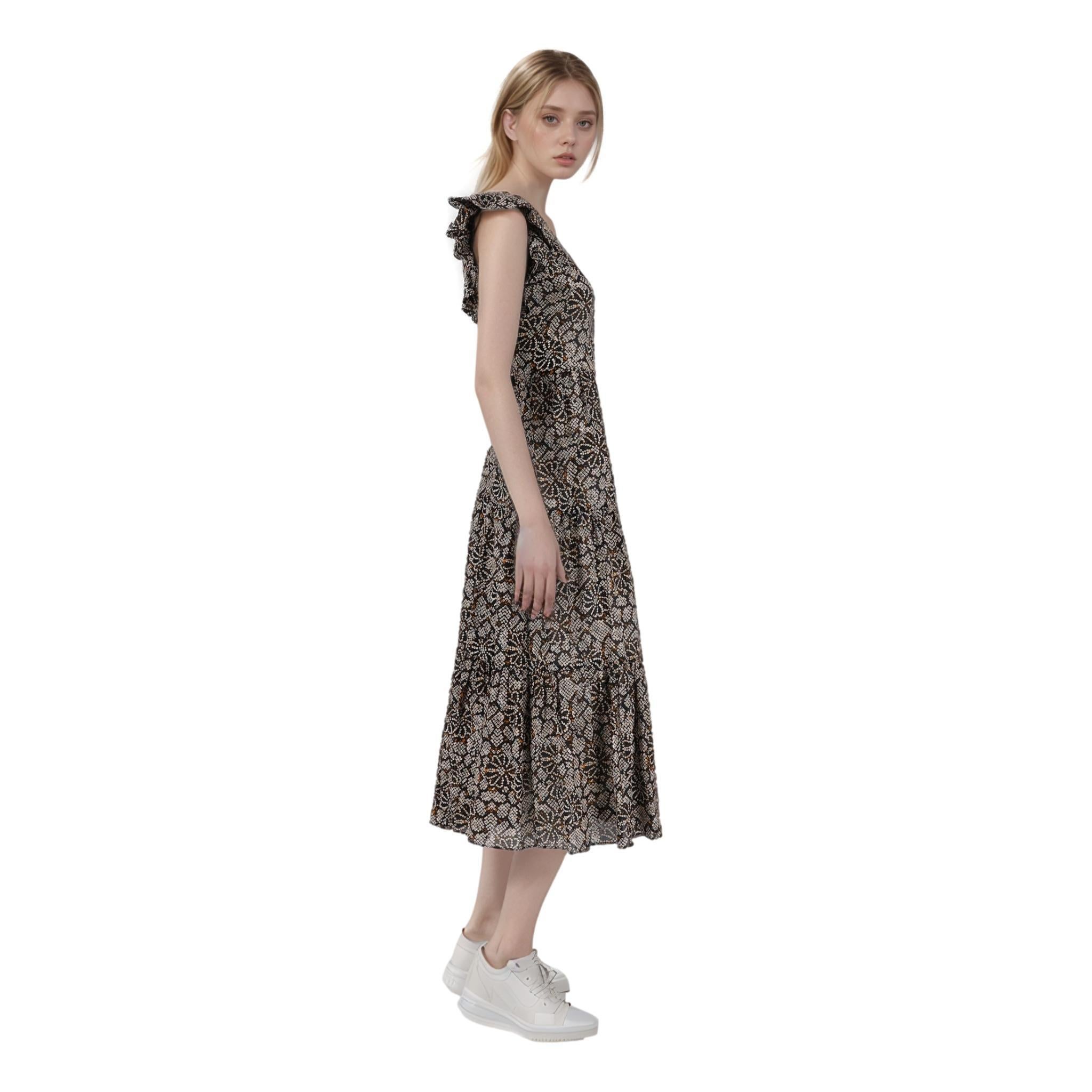 Grigio Ulla Johnson - Vestito con manica svolazzante Arinella in vendita