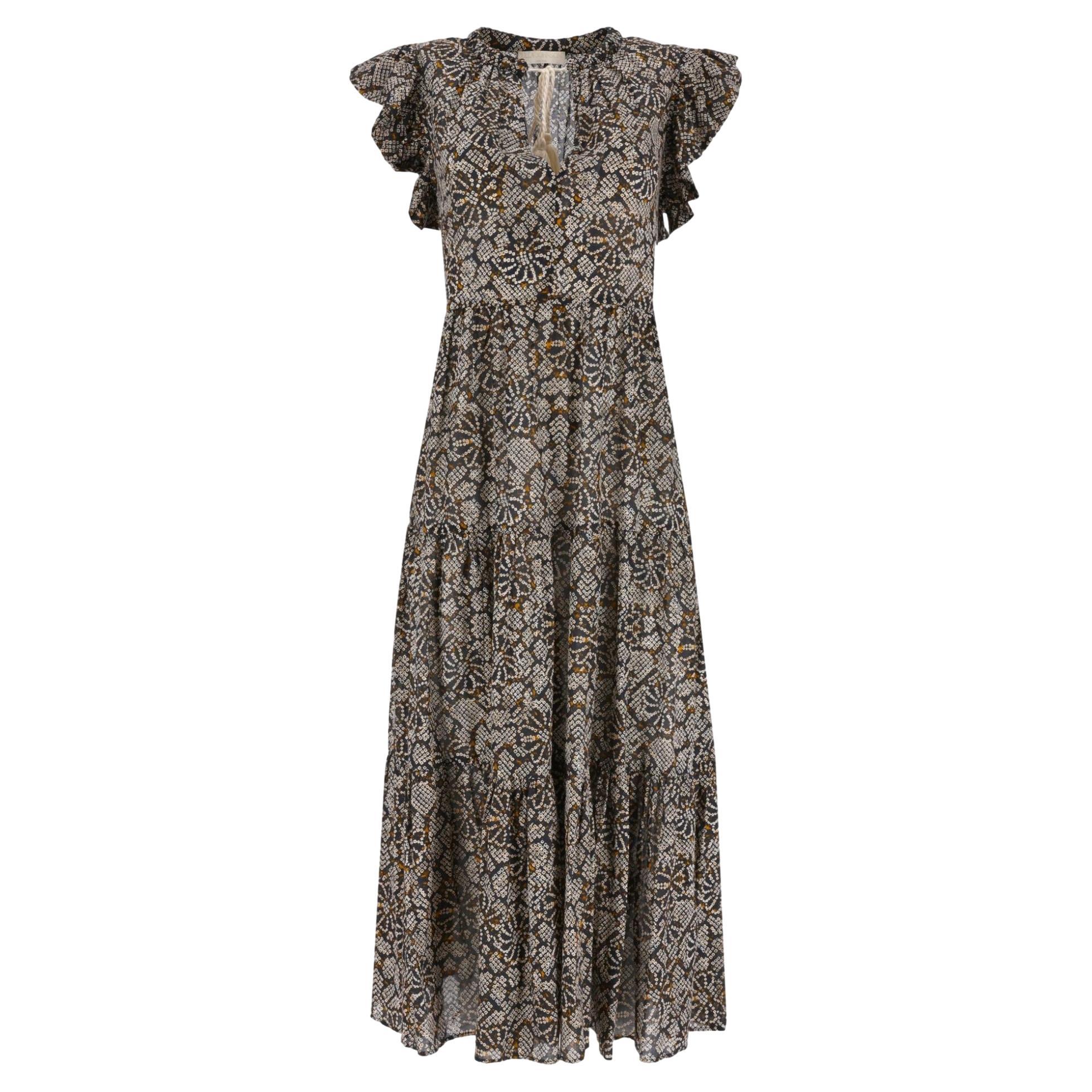 Ulla Johnson - Vestito con manica svolazzante Arinella in vendita