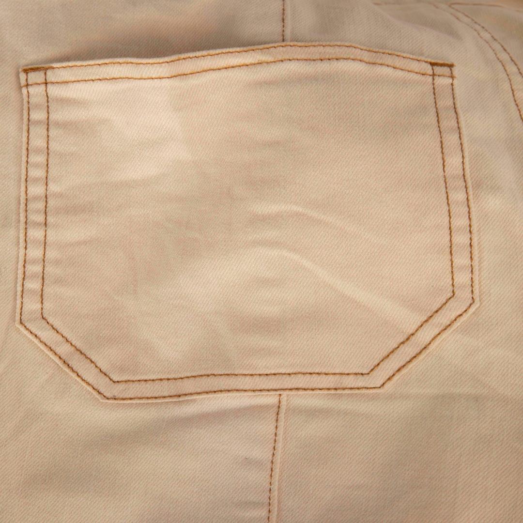 Ulla Johnson Beige Krawatte Detail verjüngt Bein Hose Größe S im Zustand „Gut“ im Angebot in London, GB