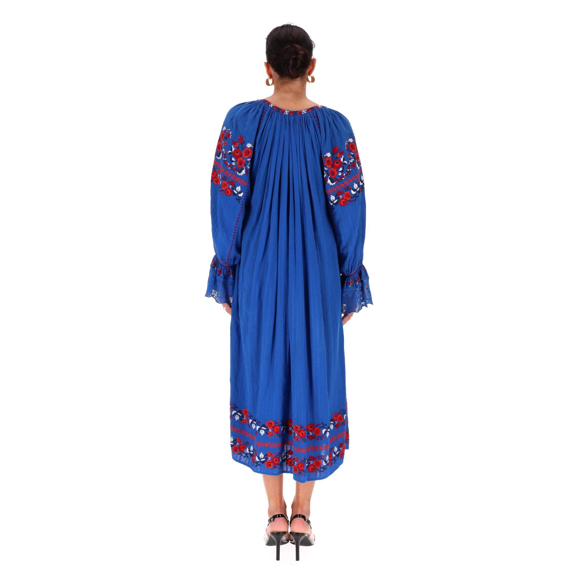 Ulla Johnson Boho Midi Cotton Dress In condizioni buone in vendita a London, GB