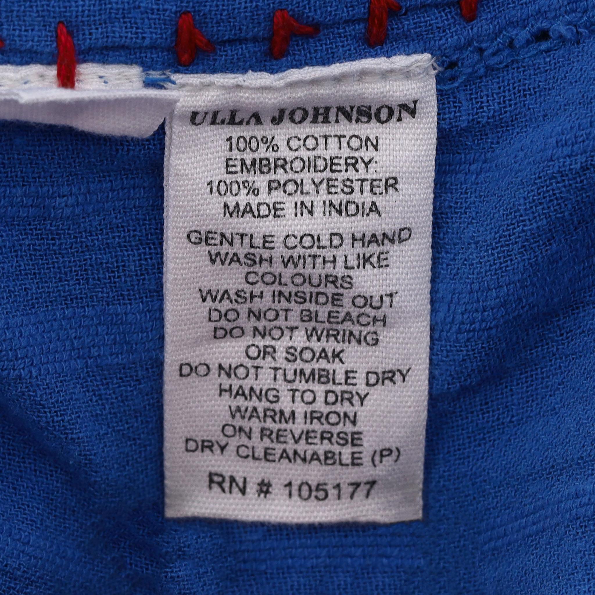 Ulla Johnson Boho Midi Cotton Dress in vendita 2