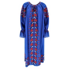Ulla Johnson Vestido Boho Midi de Algodón