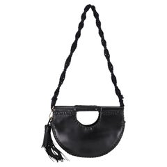 Ulla Johnson Borsa a tracolla in pelle a forma di mezzaluna
