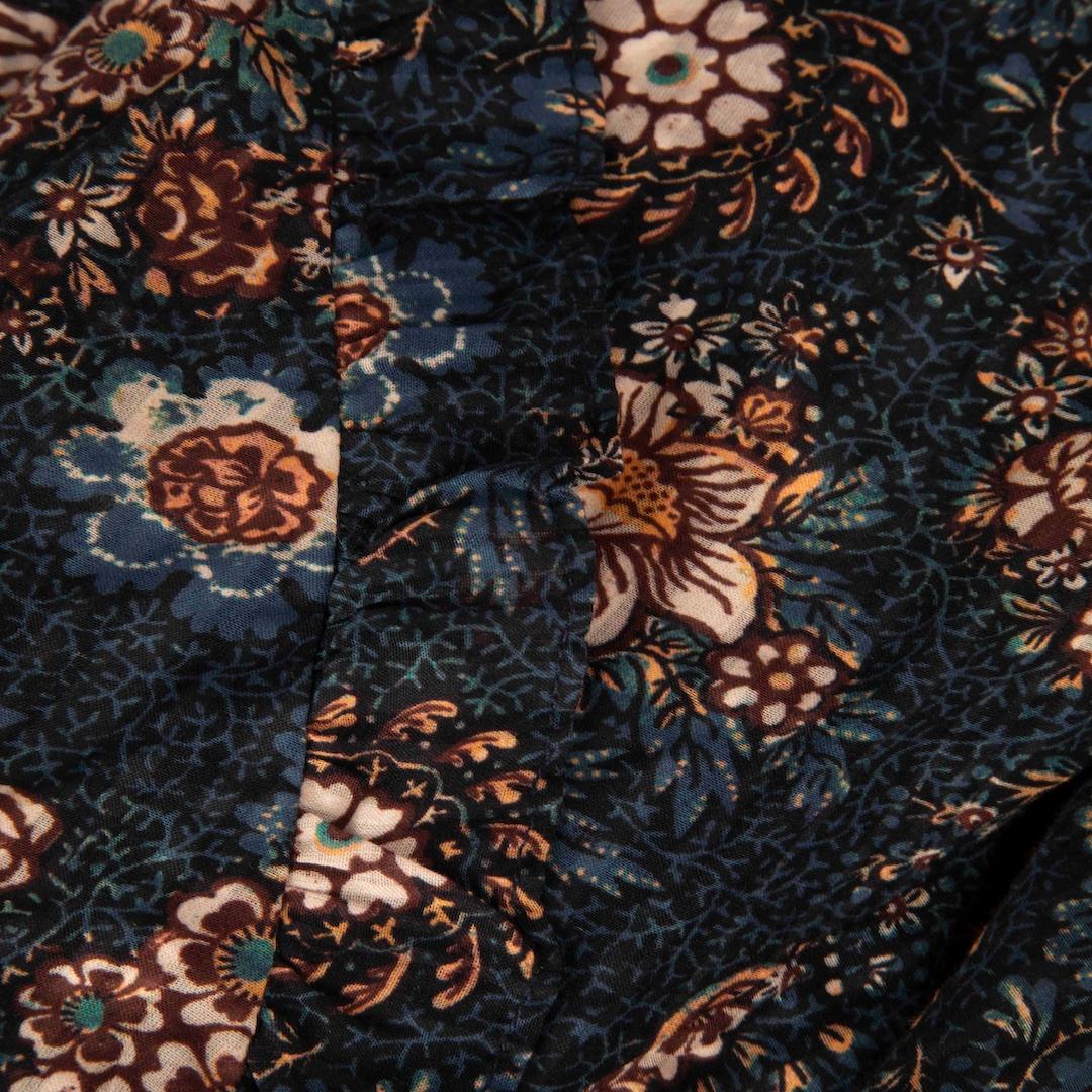 Ulla Johnson Floral Ruffled Trimmed Top Size XL In New Condition In London, GB