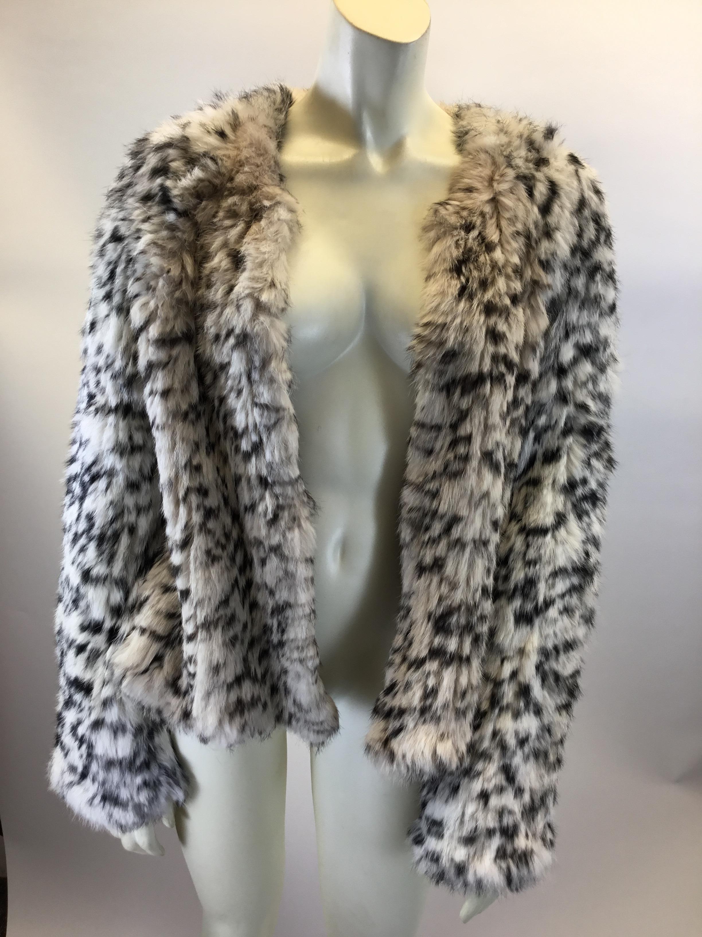 Women's Ulla Johnson Knit Rabbit Fur Jacket NWT For Sale