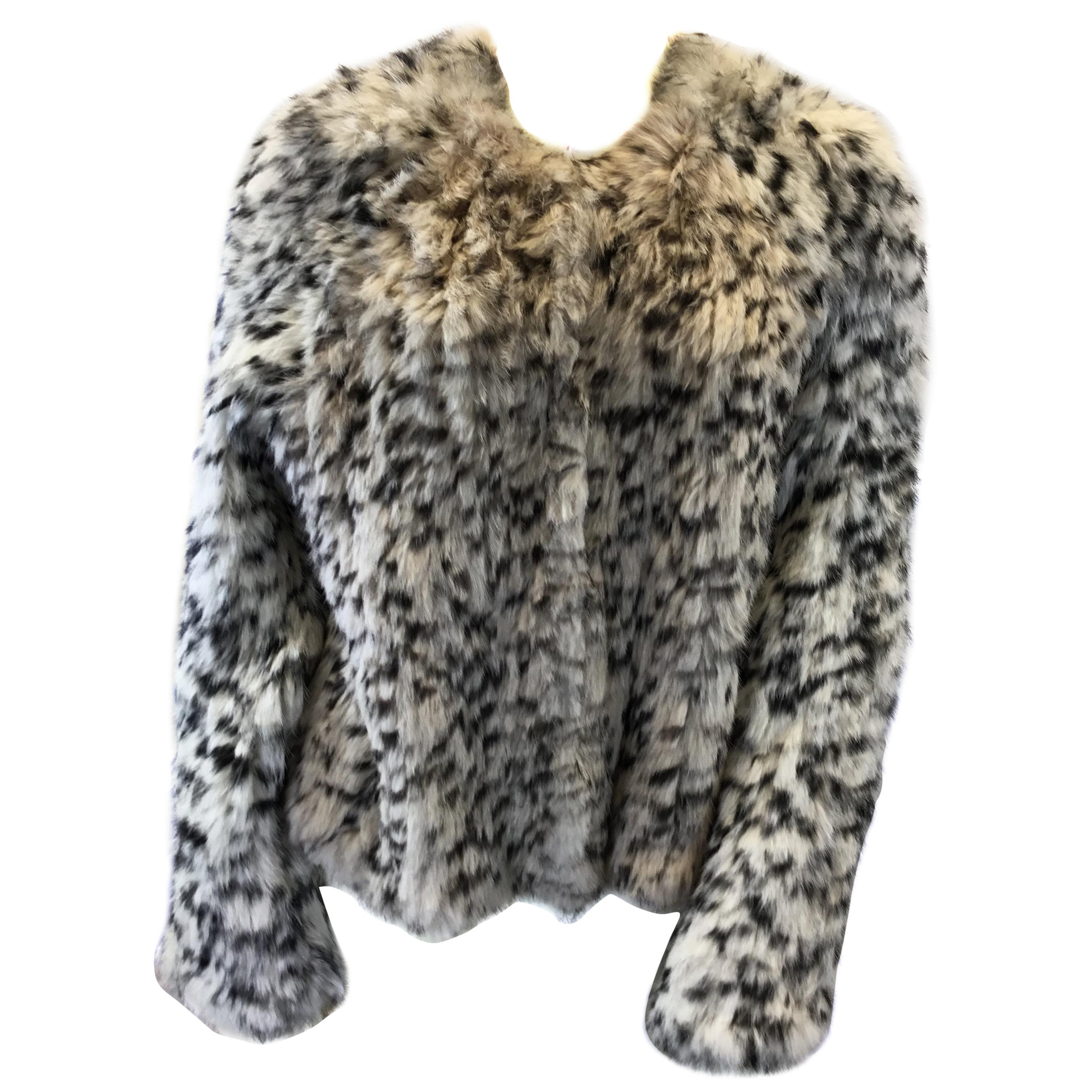Ulla Johnson Knit Rabbit Fur Jacket NWT For Sale