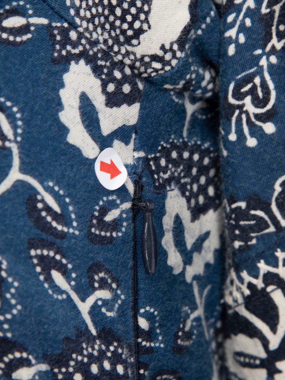 Ulla Johnson Vestido midi con estampado floral azul marino Talla S en venta 1