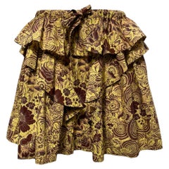 Gonna Sigrid di Ulla Johnson in cotone giallo