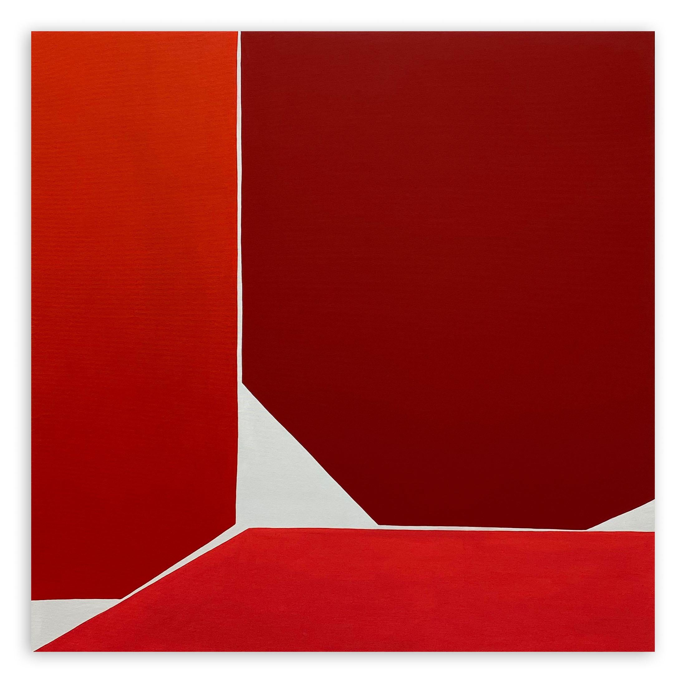 Ulla Pedersen Abstract Painting – Cut-Up 21-3 (Abstraktes Gemälde)