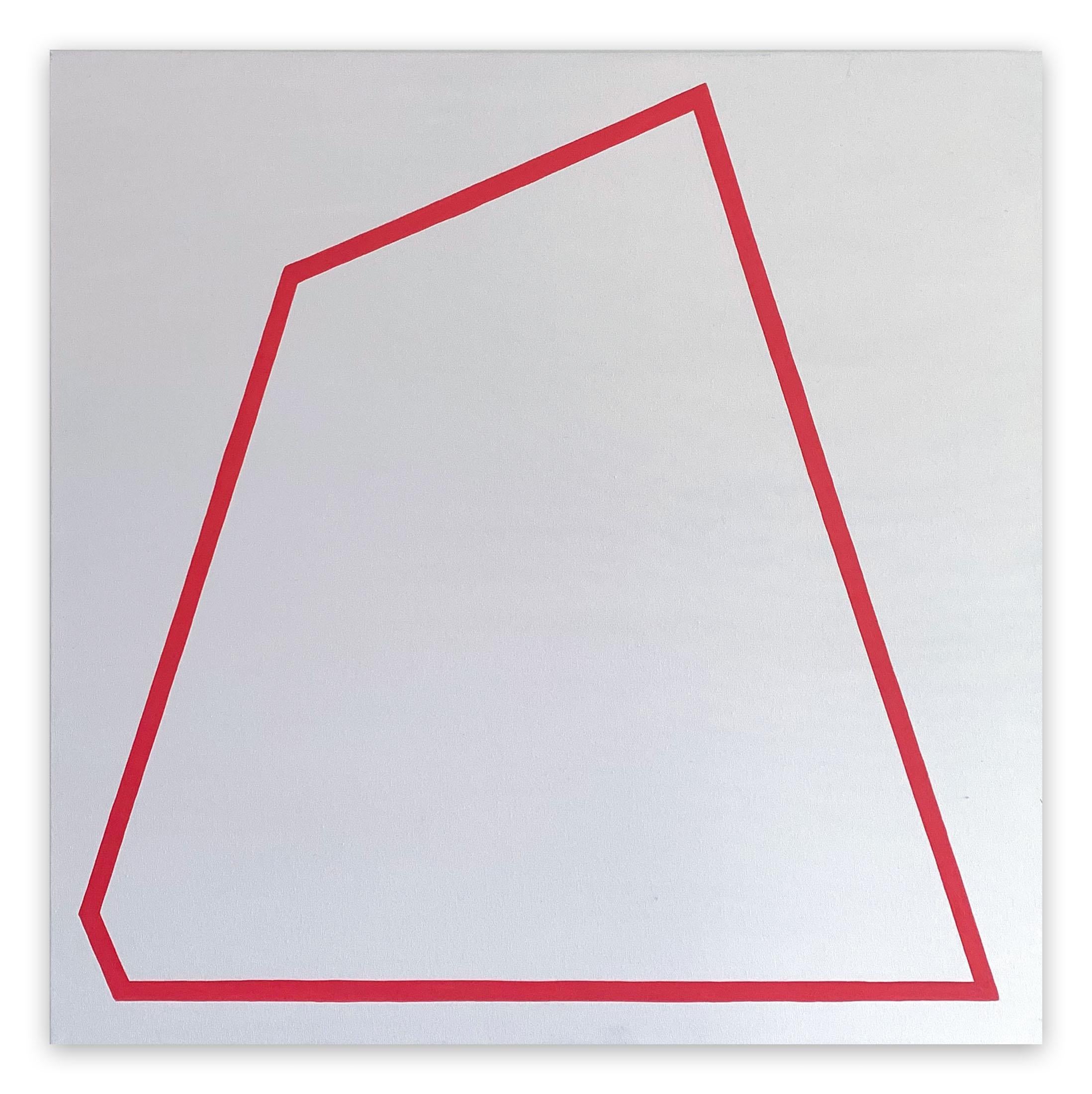 Abstract Painting di Ulla Pedersen - Senza titolo Rosso 2009 (Pittura astratta)