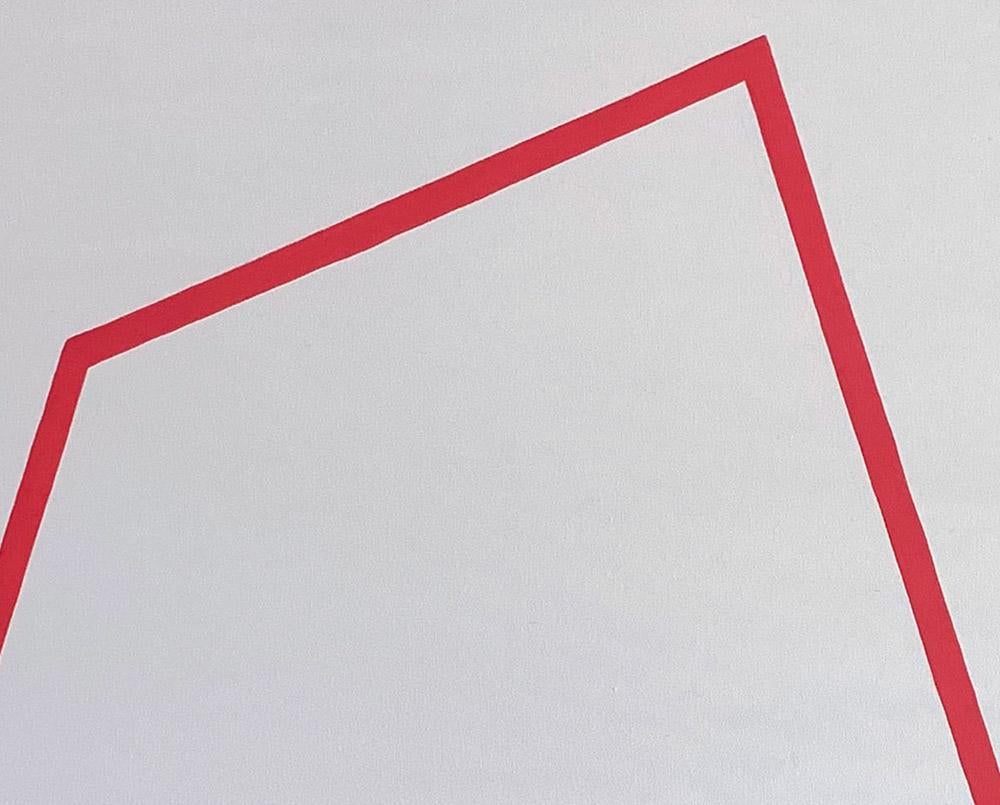 Rosso senza titolo 2009 - Painting Astratto di Ulla Pedersen