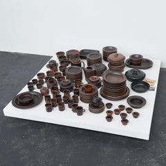 Ulla Procopé Monumental 172 Piece Set of Iconic Arabia Ruska Tableware 1970s