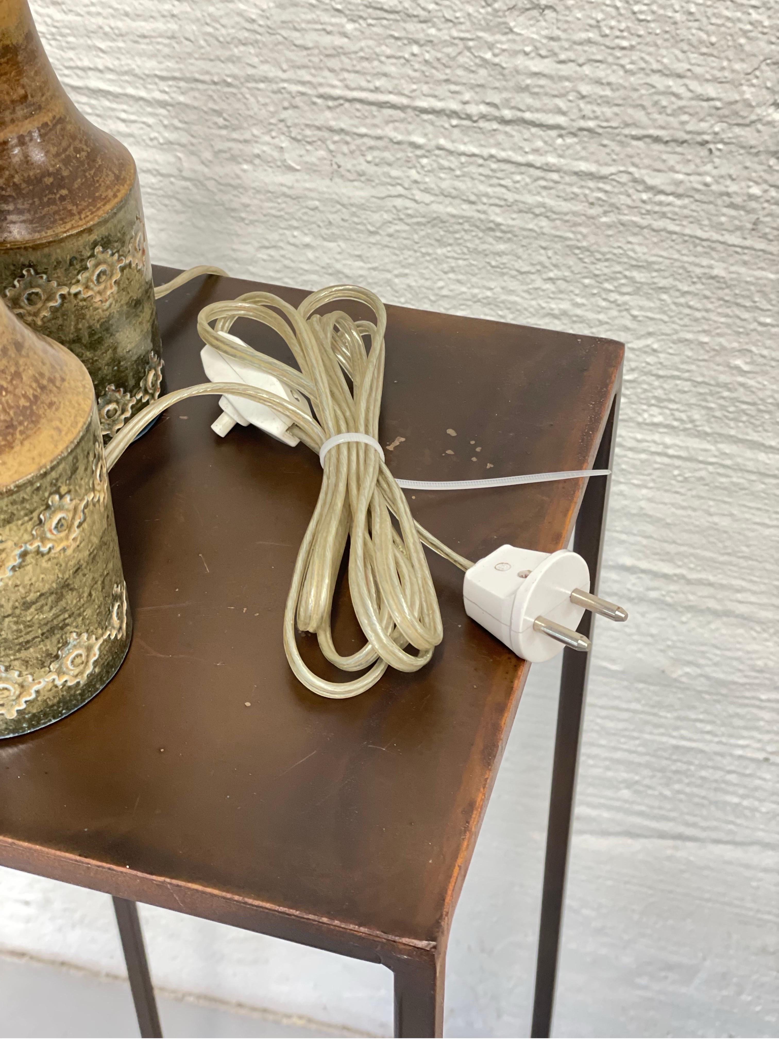XX secolo Lampade da tavolo scandinave, Ulla Winblad per Alingsås Keramik, Svezia 1960