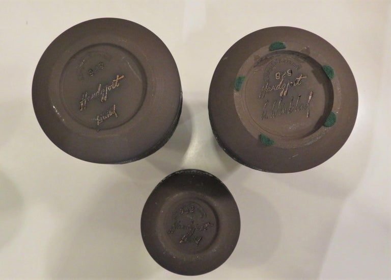 Ulla Winblad Mid-Century Modern Stoneware Grouping Alingsås Keramik, Sweden For Sale 3