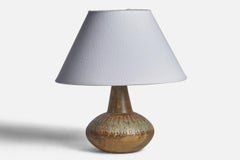 Ulla Winbladh, Table Lamp, Stoneware, Sweden, 1960s