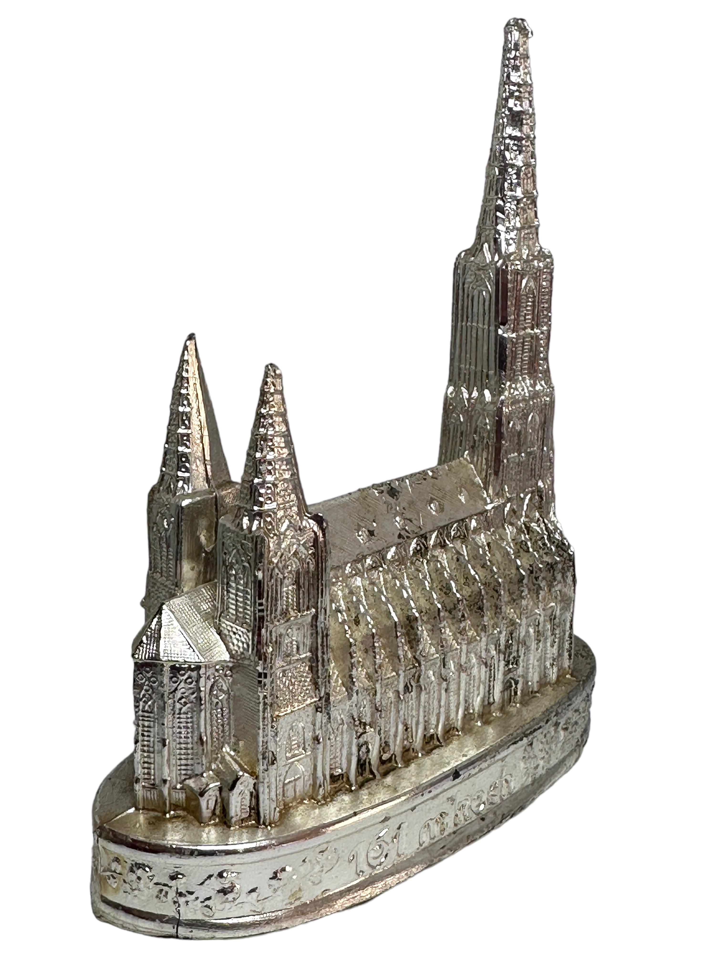 Ulm Minster Church Grand Tour Souvenir Building Vintage, Germany, 1950s In Good Condition For Sale In Nuernberg, DE