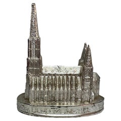 Ulm Minster Church Grand Tour Souvenir Building Vintage, Germany, 1950s