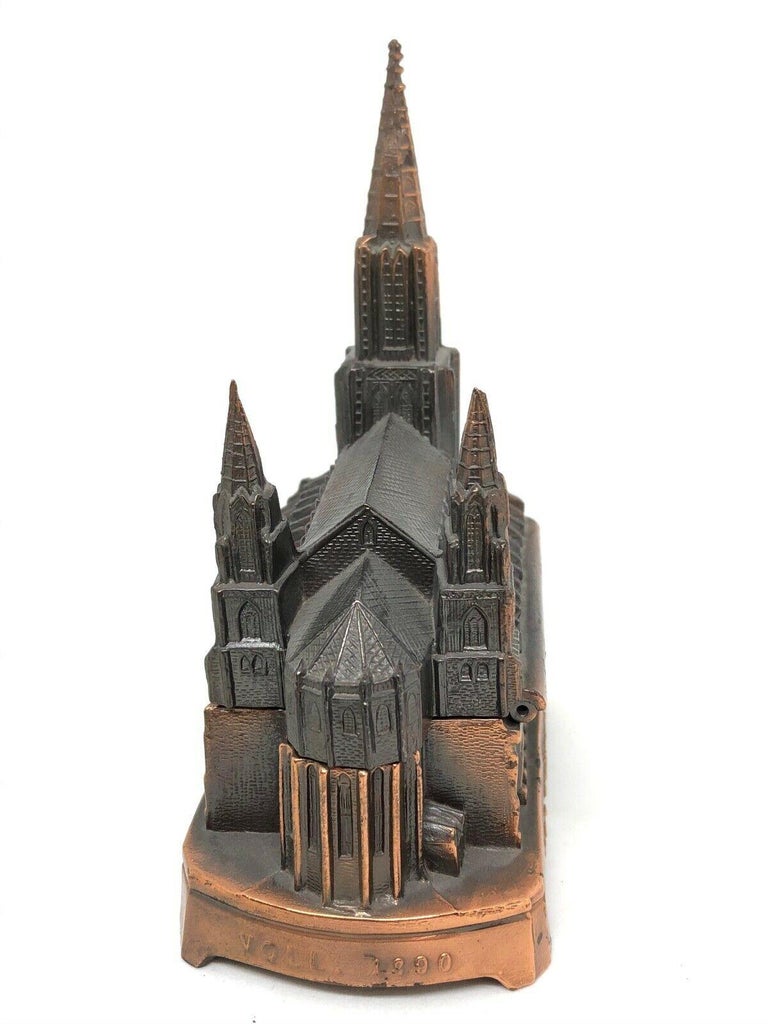 Boîte à bijoux en métal pour l'église de la cathédrale d'Ulm souvenir