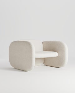 Fauteuil Rocco en capitonnage Boucle par Studio Orth