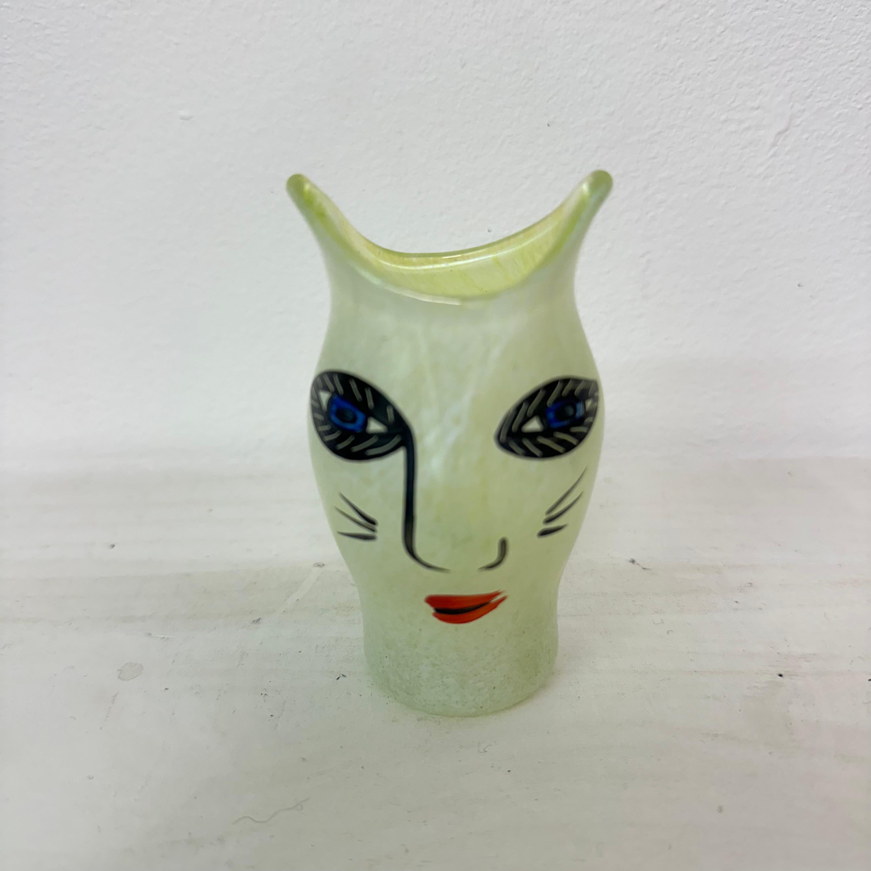 Svedese Ulrica Hydman per Kosta Boda vaso in miniatura Open Minds , Svezia in vendita