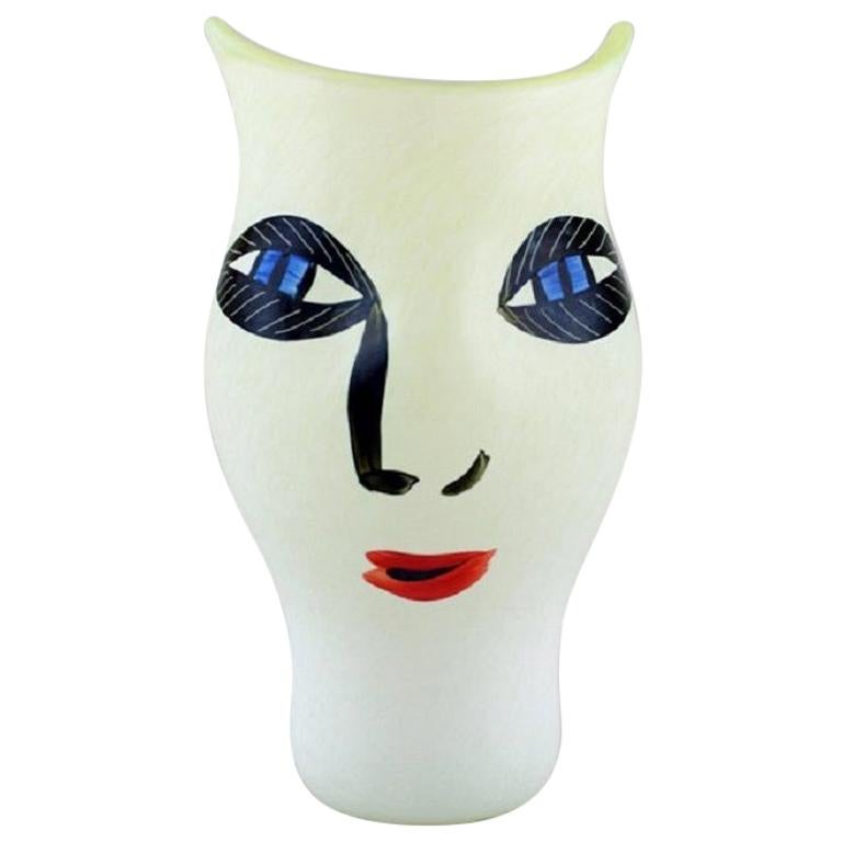 Ulrica Hydman Vallien for Kosta Boda, Sweden, Vase in Mouth-Blown Art Glass For Sale