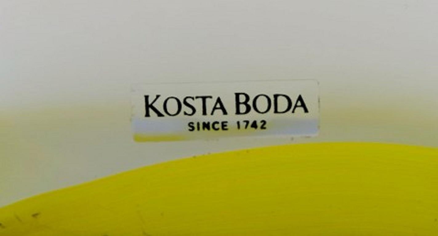 Ulrica Hydman Vallien for Kosta Boda, Unique Vase in Mouth-Blown Art Glass In Good Condition For Sale In Copenhagen, DK