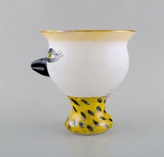 Ulrica Hydman Vallien for Kosta Boda, Unique Vase with in Mouth Blown Art Glass