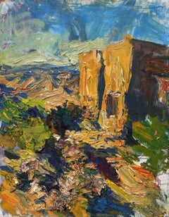 "Cortijo en la Sierra Alhamilla" Pintura al Óleo
