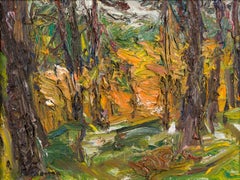 "Fall Colors" (2022), Original Forest Landscape - Oil Painting on Linen