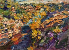 "Rio Degebe at Sunset (Alentejo, Portugal)" Oil Painting