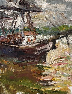 "The Dunbrody at New Ross (Ireland)" (2023), Original Oil Painting on Linen