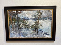 "Winter in Lapland" (2020) By Ulrich Gleiter, Original Oil Painting on Linen