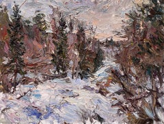 "Winter Landscape" Oil Painting