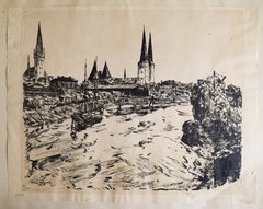 Lübeck - German Expressionism Lithograph