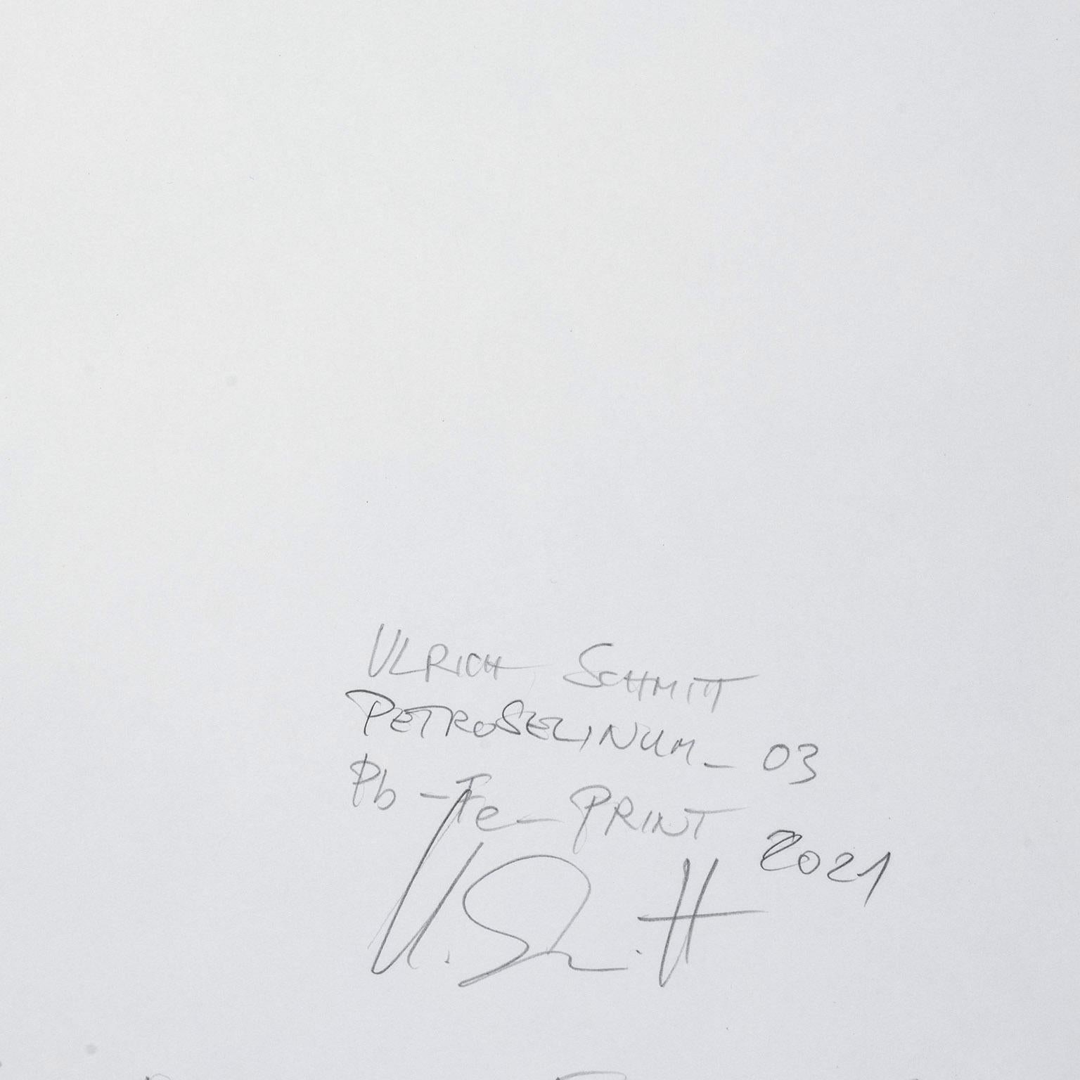 Ulrich Schmitt Fine-Art-Fotografie Petroselinum III Blau und Weiß  im Zustand „Neu“ im Angebot in Munich, DE