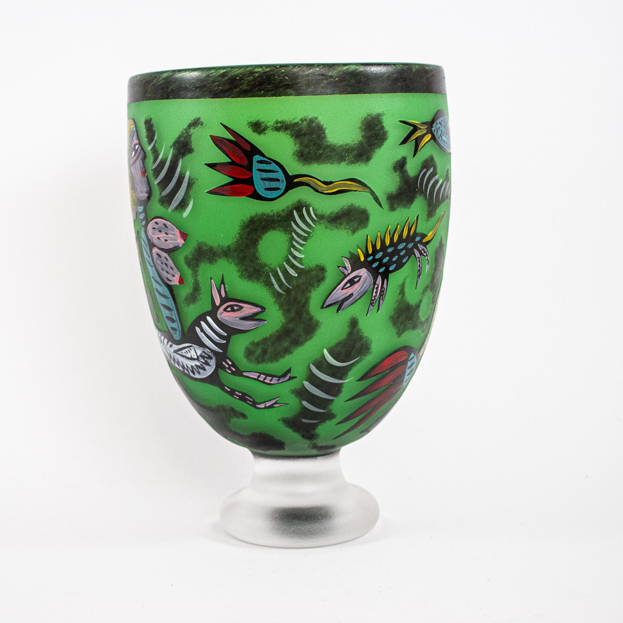 European Ulrika Hydman Vallien vase For Sale