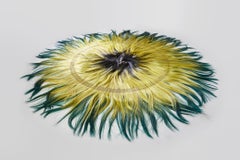 Horsehair Installation Halo Olivine Made in France One of a Kind