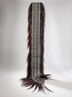 Horsehair Installation Présence Bistre Made in France One of a Kind