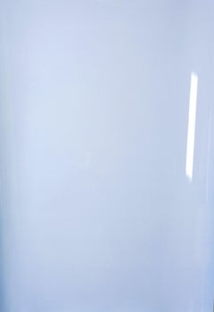 Ombres sur papier, n° 1 - Photographie abstraite contemporaine en camaïeu de bleus